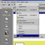 Flash ხელმოწერა Outlook Express-ში